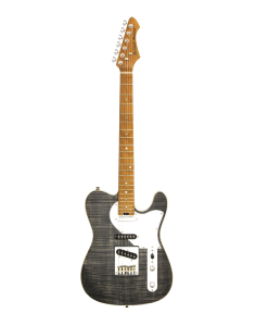 GUITARRA ELÉCTRICA ARIA TC 615-MK2-NASHVILLE NEGRO DIAMANTE TRANSLÚCIDO