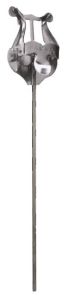 ATRIL DE MARCHA SAMBA SUPER FLEXIBLE RECTO 20 cm ALUMINIO 