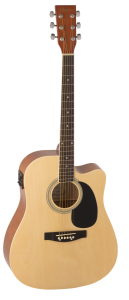 GUITARRA ACÚSTICA DAYTONA A411CE ELECTRIFICADA NATURAL 