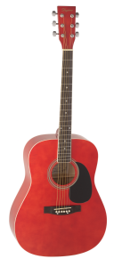 GUITARRA ACÚSTICA DAYTONA A411 ROJO BRILLO