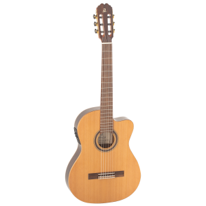 GUITARRA CLÁSICA ADMIRA VIRTUOSO ELECTRIFICADA FISHMAN CUERPO ESTRECHO CUTAWAY SERIE CONSERVATORIO