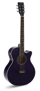 GUITARRA ACÚSTICA ADMIRA INDIANA MORADA SATINADA