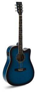 GUITARRA ACÚSTICA ADMIRA TENNESSEE AZUL BRILLO