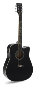 GUITARRA ACÚSTICA ADMIRA TENNESSEE NEGRA BRILLO