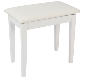 BANQUETA AMADEUS PARA PIANO BLANCO MATE
