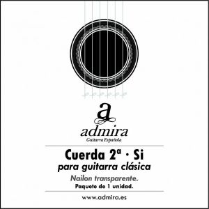  2ª CUERDA ADMIRA PARA GUITARRA CLÁSICA CA502CL
