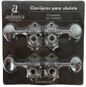 CLAVIJERO ADMIRA PARA UKELELE CROMADO