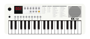 TECLADO EK BLANCO EKT37WH 