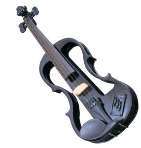 VIOLÍN ELECTRIFICADO CARLO GIORDANO EV202 4/4 NEGRO