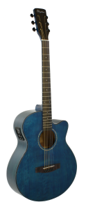 GUITARRA ACÚSTICA DAYTONA MINI JUMBO ELECTRIFICADA AZUL
