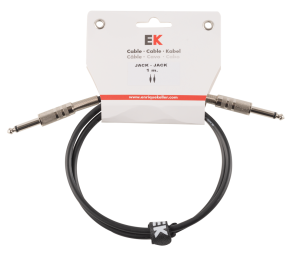 CABLE EK AUDIO JACK-JACK RECTOS PARA GUITARRA 1 M