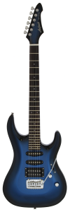 GUITARRA ARIA MAC-STD AZUL METALIZADO