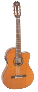 GUITARRA CLÁSICA ADMIRA MÁLAGA ELECTRIFICADA CUTAWAY CUERPO ESTRECHO SERIE CONSERVATORIO