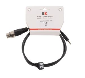 CABLE EK AUDIO MINI JACK STEREO-XLR HEMBRA 1M