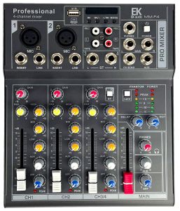 MESA DE MEZCLAS CON EFECTOS EK AUDIO MMF4