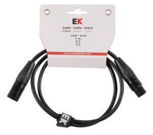 CABLE EK AUDIO NEUTRIK PARA MICRÓFONO XLR/XLR 1 M