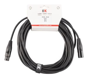 CABLE EK AUDIO NEUTRIK PARA MICRÓFONO XLR/XLR 9 M