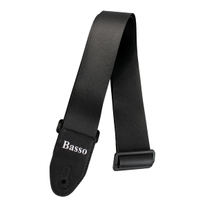 CORREA BASSO PARA GUITARRA Y BAJO SERIE BÁSICA NEGRA 5 CM