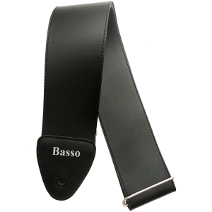 CORREA BASSO PARA GUITARRA Y BAJO SERIE BÁSICA NEGRA 7CM