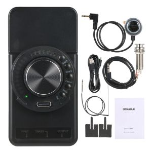 PREAMPLIFICADOR DE GUITARRA CLÁSICA Y ACÚSTICA CON CONEXIÓN BLUETOOTH, EFECTOS Y BATERÍA RECARGABLE 
