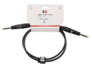 CABLE EK AUDIO PARA GUITARRA JACK-JACK 1 M