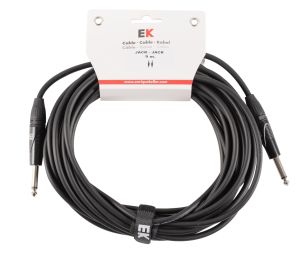 CABLE PARA GUITARRA EK JACK-JACK RECTO 6M