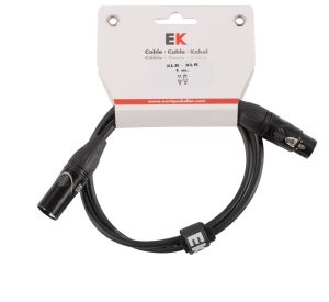 CABLE EK AUDIO PARA MICRÓFONO XLR - XLR 1 M