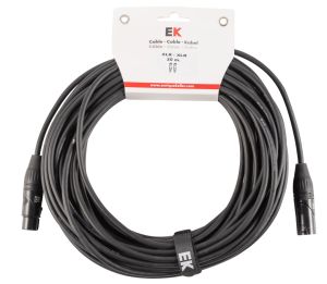 CABLE EK AUDIO PARA MICRÓFONO XLR - XLR 20 M