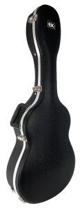 ESTUCHE EK PARA GUITARRA CLÁSICA DE ABS Y CARBONO NEGRO