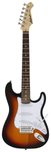 GUITARRA ARIA STRATOCASTER STG-MINI SOMBREADA STGMINISB