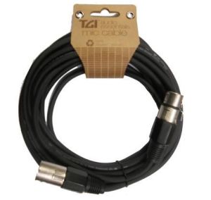 CABLE TGI PARA MICRÓFONO XLR-XLR HEMBRA 6M