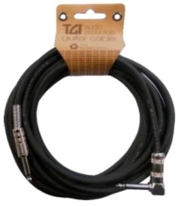CABLE PARA GUITARRA TGI JACK-JACK ACODADO DE 6M