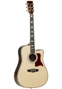 GUITARRA ACÚSTICA TANGLEWOOD TW1000HSRCE CUTAWAY ELECTRIFICADA DREADNOUGHT 