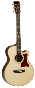 GUITARRA ACÚSTICA TANGLEWOOD SUPER FOLK CON CUTAWAY TW45HSRE 