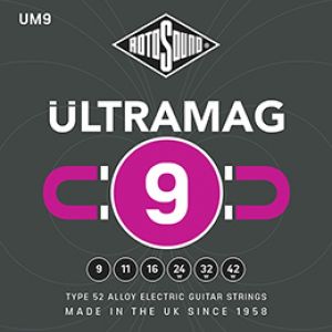JUEGO DE CUERDAS ROTOSOUND ULTRAMAG PARA GUITARRA ELÉCTRICA UM9