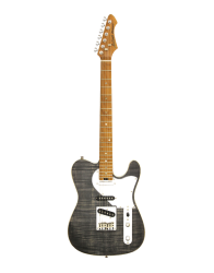 GUITARRA ELÉCTRICA ARIA TC 615-MK2-NASHVILLE NEGRO DIAMANTE TRANSLÚCIDO