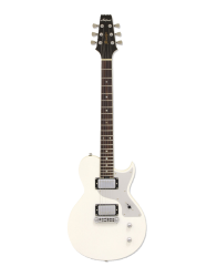 GUITARRA ELÉCTRICA ARIA LP 718-MK2-BROOKLYN BLANCA 
