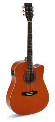 GUITARRA ACÚSTICA ADMIRA TENNESSEE NARANJA BRILLO