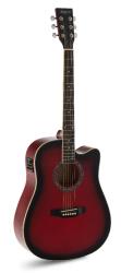 GUITARRA ACÚSTICA ADMIRA TENNESSEE ROJA BRILLO