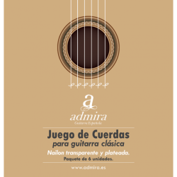 JUEGO DE CUERDAS ADMIRA PARA GUITARRA CLÁSICA