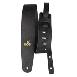 CORREA PARA GUITARRA Y PARA BAJO BASSO SERIE ECO VEGANA NEGRA