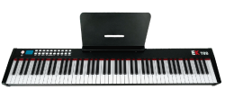 PIANO DE ESCENARIO PORTABLE CON BATERIA RECARGABLE NEGRO EK EKT88BK 