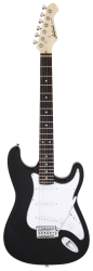 GUITARRA ARIA STRATOCASTER SERIE STG-003 NEGRA