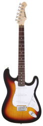 GUITARRA ARIA STRATOCASTER SERIE STG-003 SOMBRAEDA