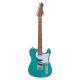 GUITARRA ELÉCTRICA ARIA TC 615-MK2-NASHVILLE AZUL TURQUESA TRANSLÚCIDA