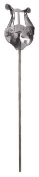 ATRIL DE MARCHA SAMBA SUPER FLEXIBLE RECTO 20 cm ALUMINIO 