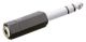 ADAPTADOR MINI JACK STEREO 3,5 MM HEMBRA-JACK STEREO 1/4 A086