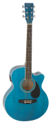 GUITARRA ACÚSTICA ELECTRIFICADA DAYTONA A401CEBL AZUL