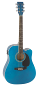 GUITARRA ACÚSTICA DAYTONA A411CE ELECTRIFICADA AZUL 