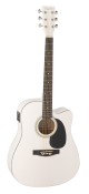 GUITARRA ACÚSTICA DAYTONA A411CE ELECTRIFICADA BLANCA